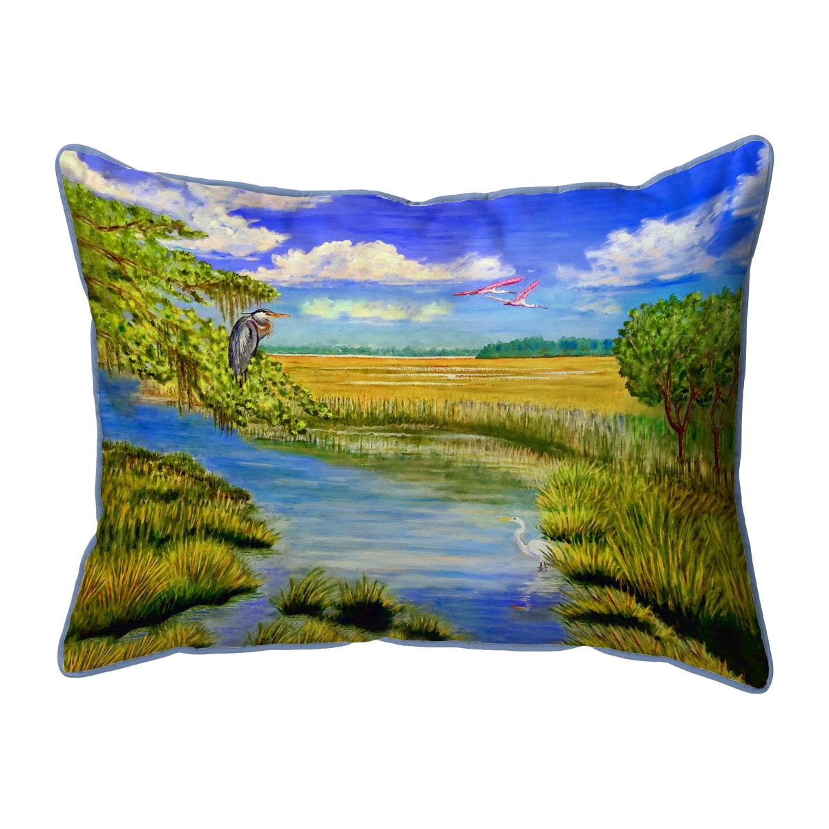 ZP1532 Marsh Life II Extra Large Zippered Pillow - 20 x 24 in.