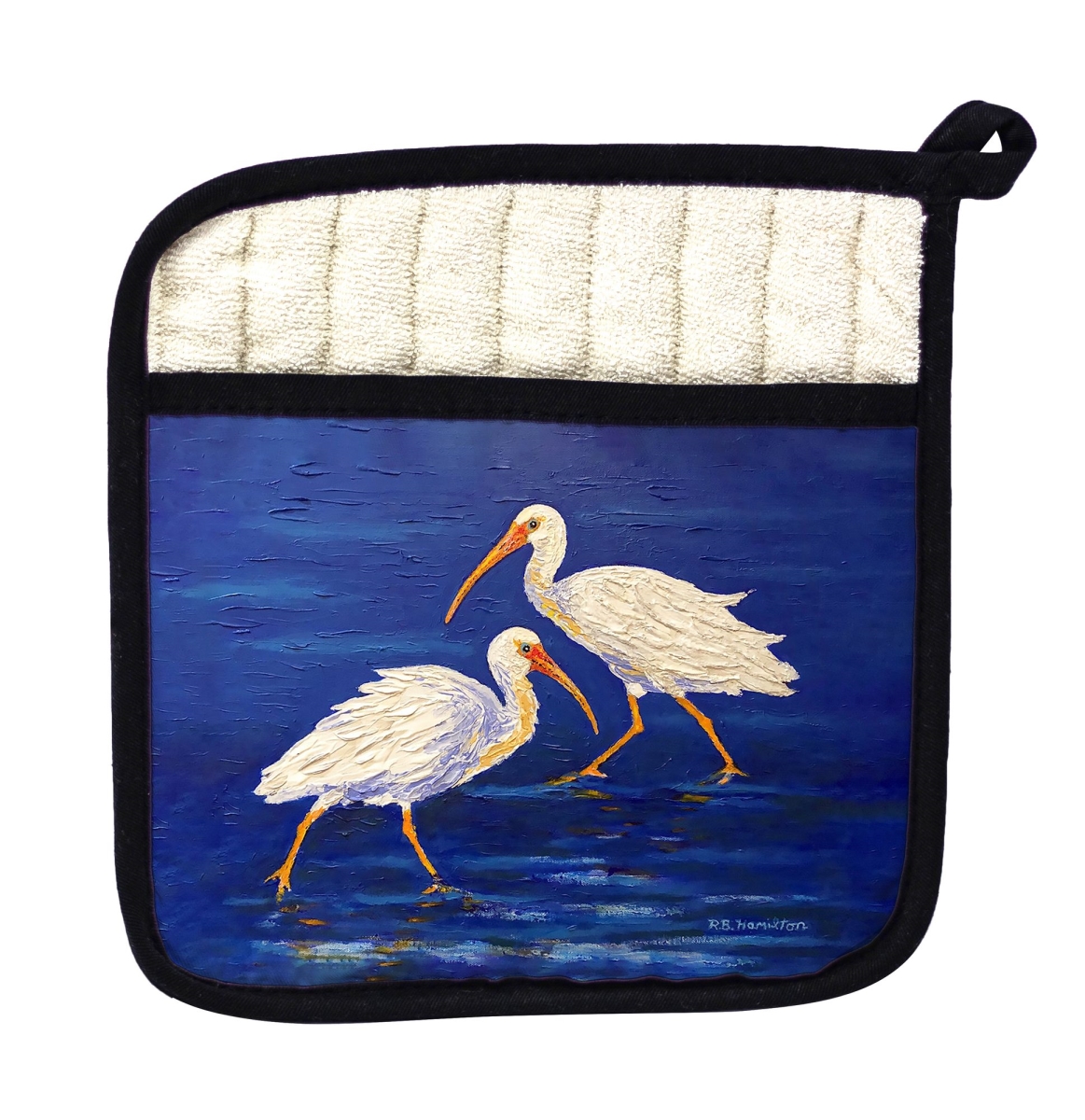 Picture of Betsy Drake PT1447 Ibis Passing Pot Holder