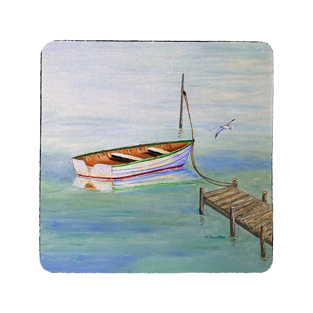 Picture of Betsy Drake CT1469 Row Boat Coaster - Set of 4