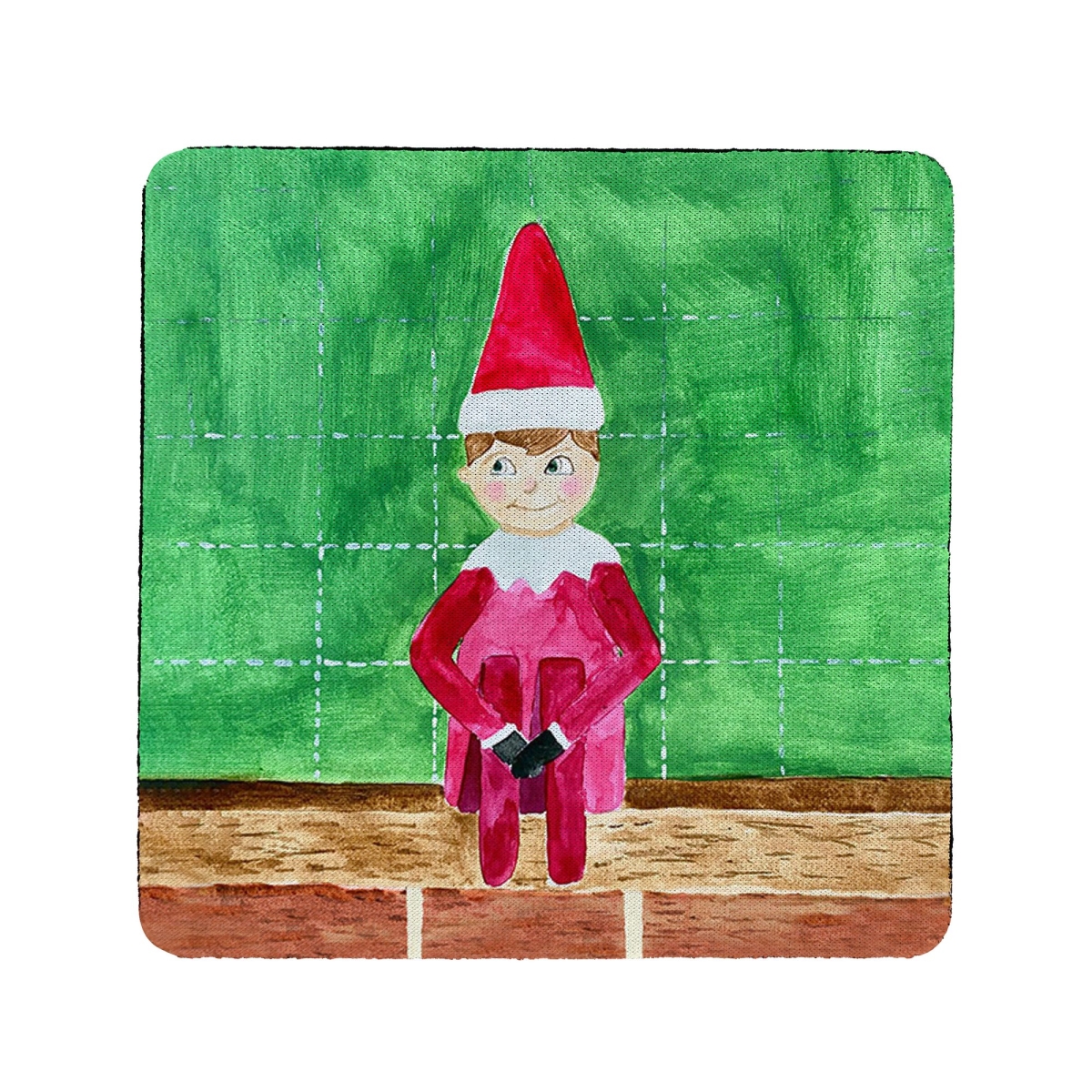 Picture of Betsy Drake CT1473 Drakes Elf Coaster - Set of 4