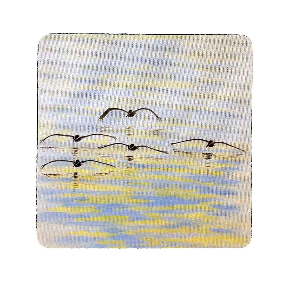 Picture of Betsy Drake CT1475 Cruising Pelicans Coaster - Set of 4