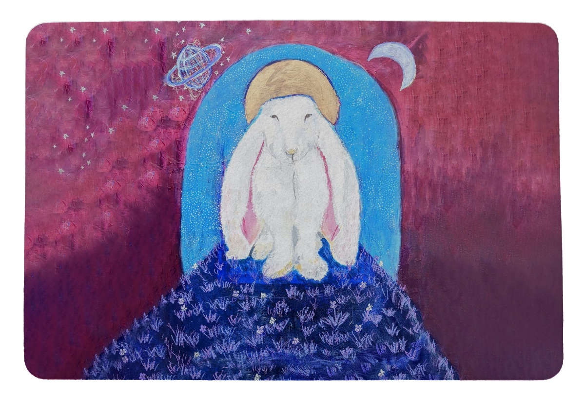 DM1455 Night Bunny Door Mat - 18 x 26 in.