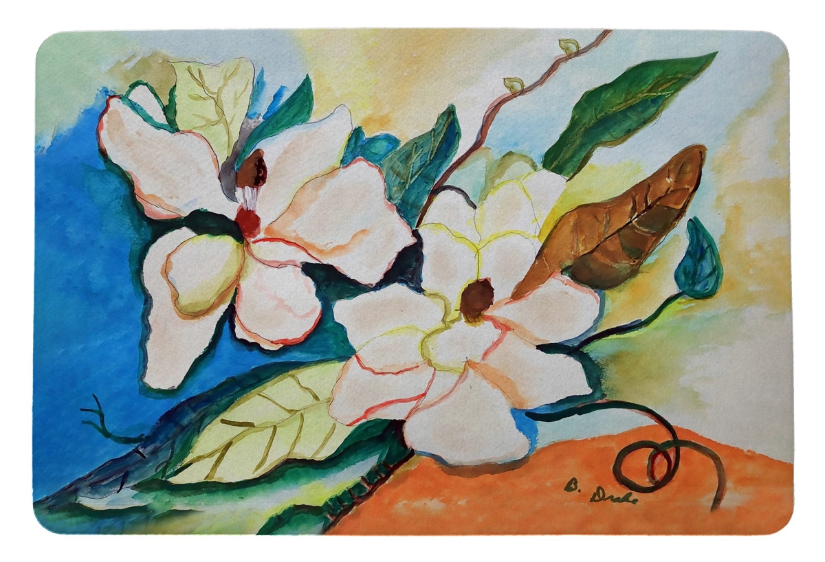 DM1499 Two Magnolias Door Mat - 18 x 26 in.