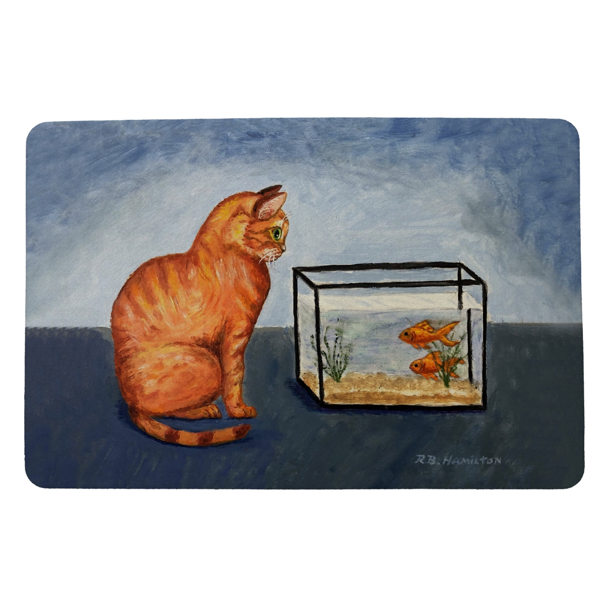 DM1258 Orange Like Me Door Mat - 18 x 26 in.