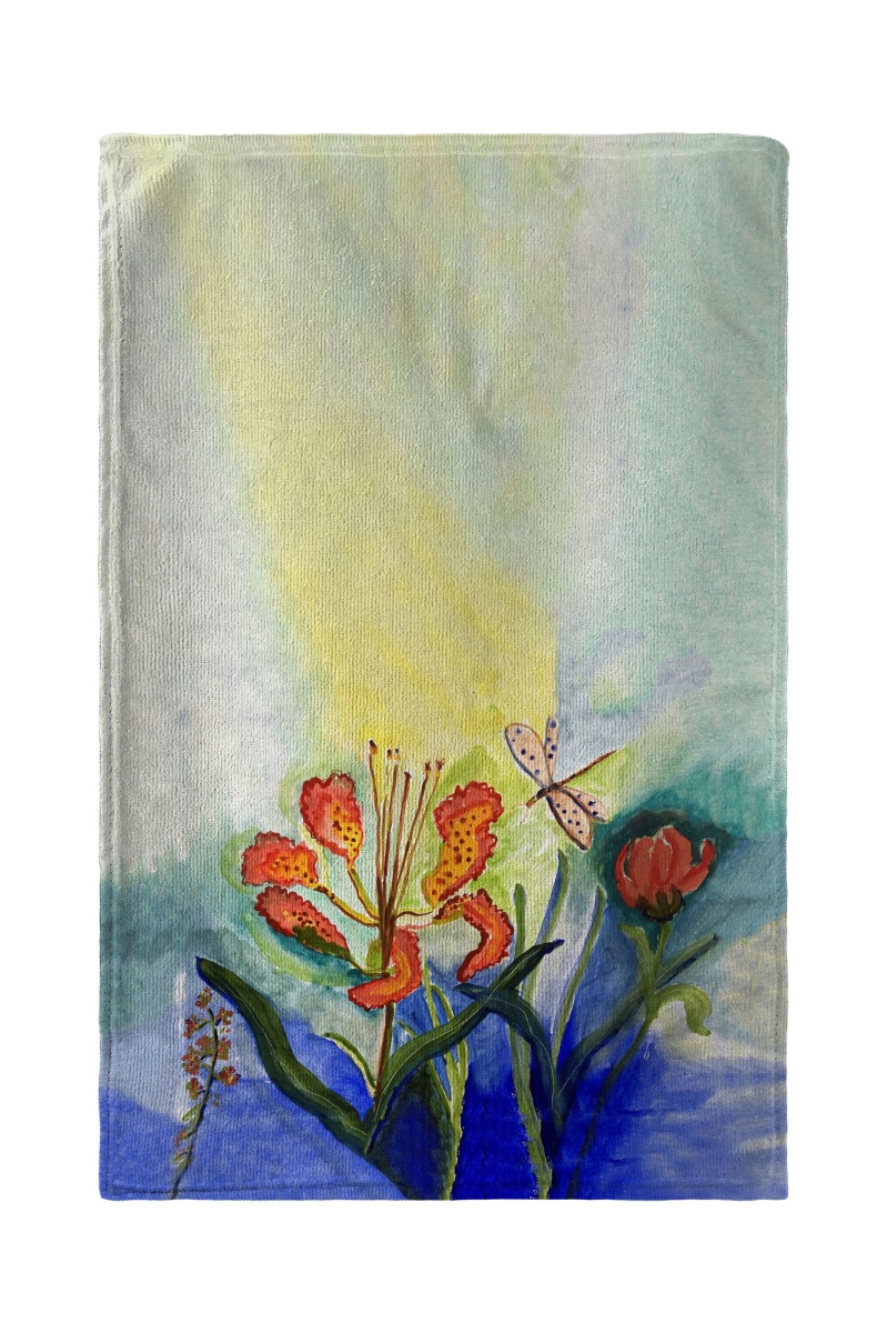 Picture of Betsy Drake KT1262 Tiger Lily Kitchen Towel - 16 x 25 in.