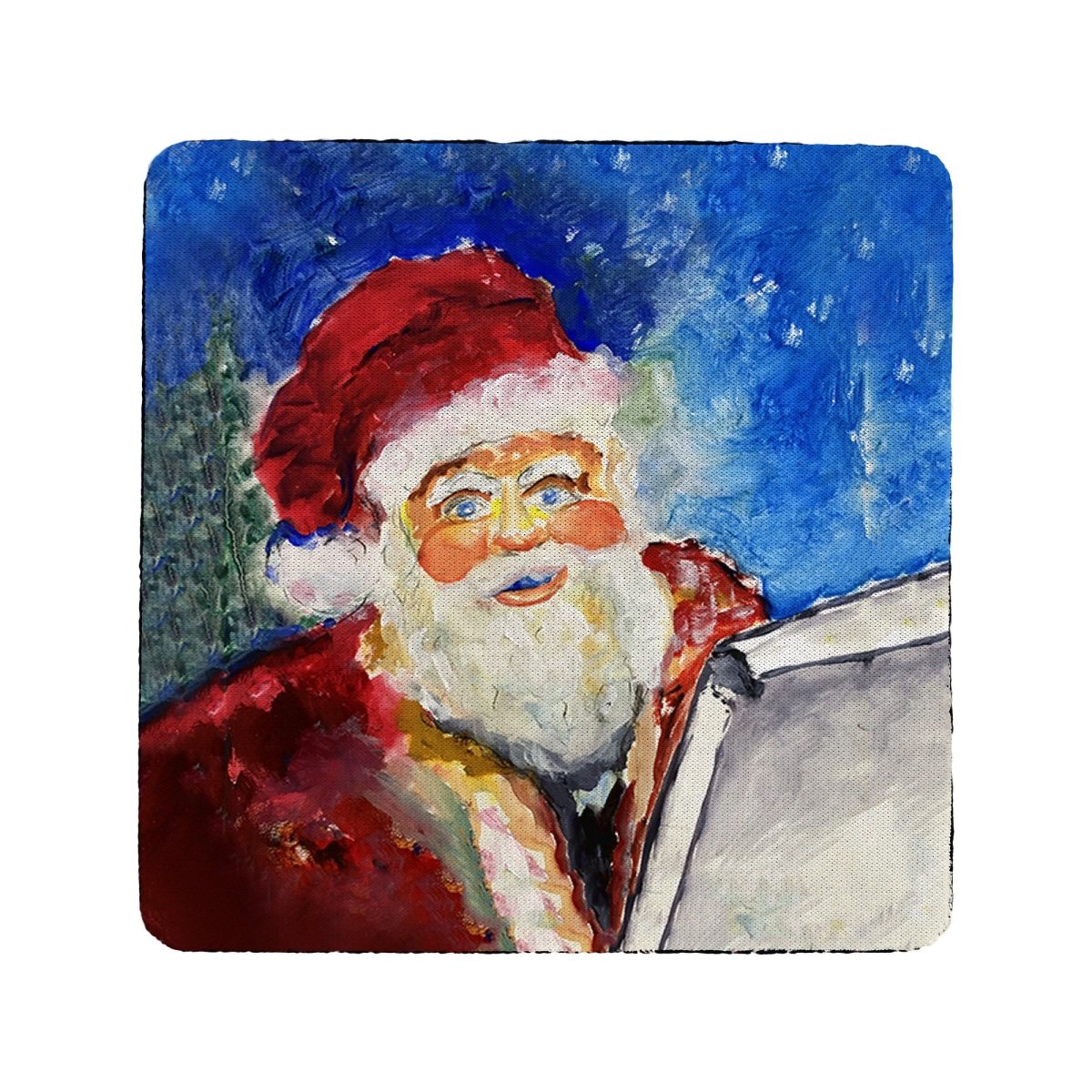 Picture of Betsy Drake CT1269 Santas List Coaster - Set of 4