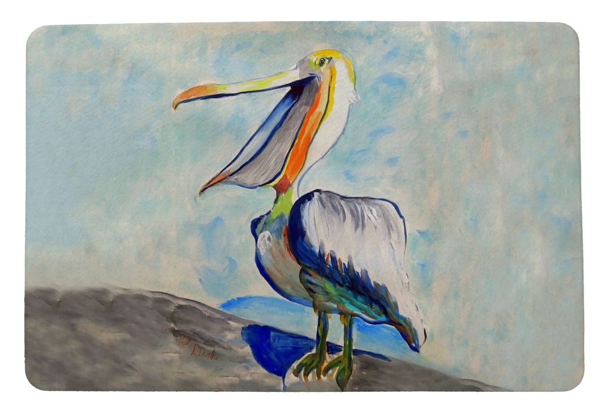 Talking Pelican Door Mat - 18 x 26 in.