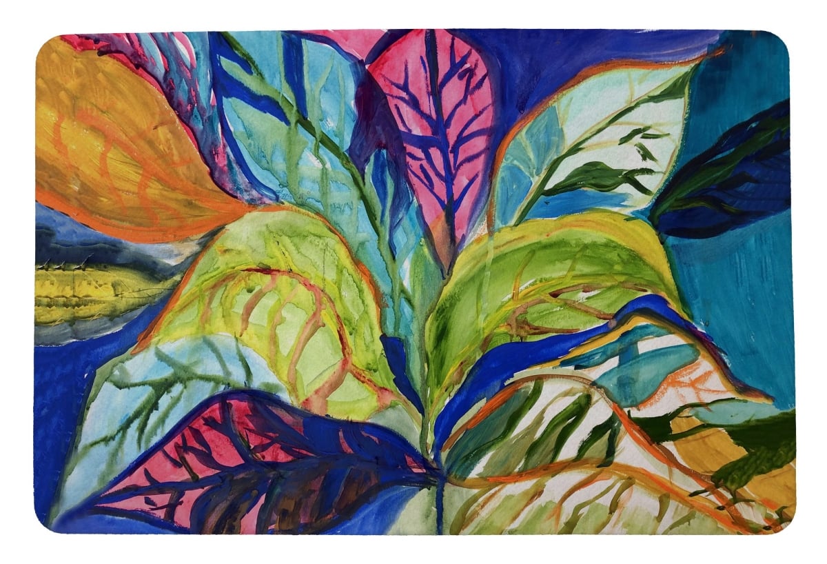 Summer Leaves Door Mat - 18 x 26 in.