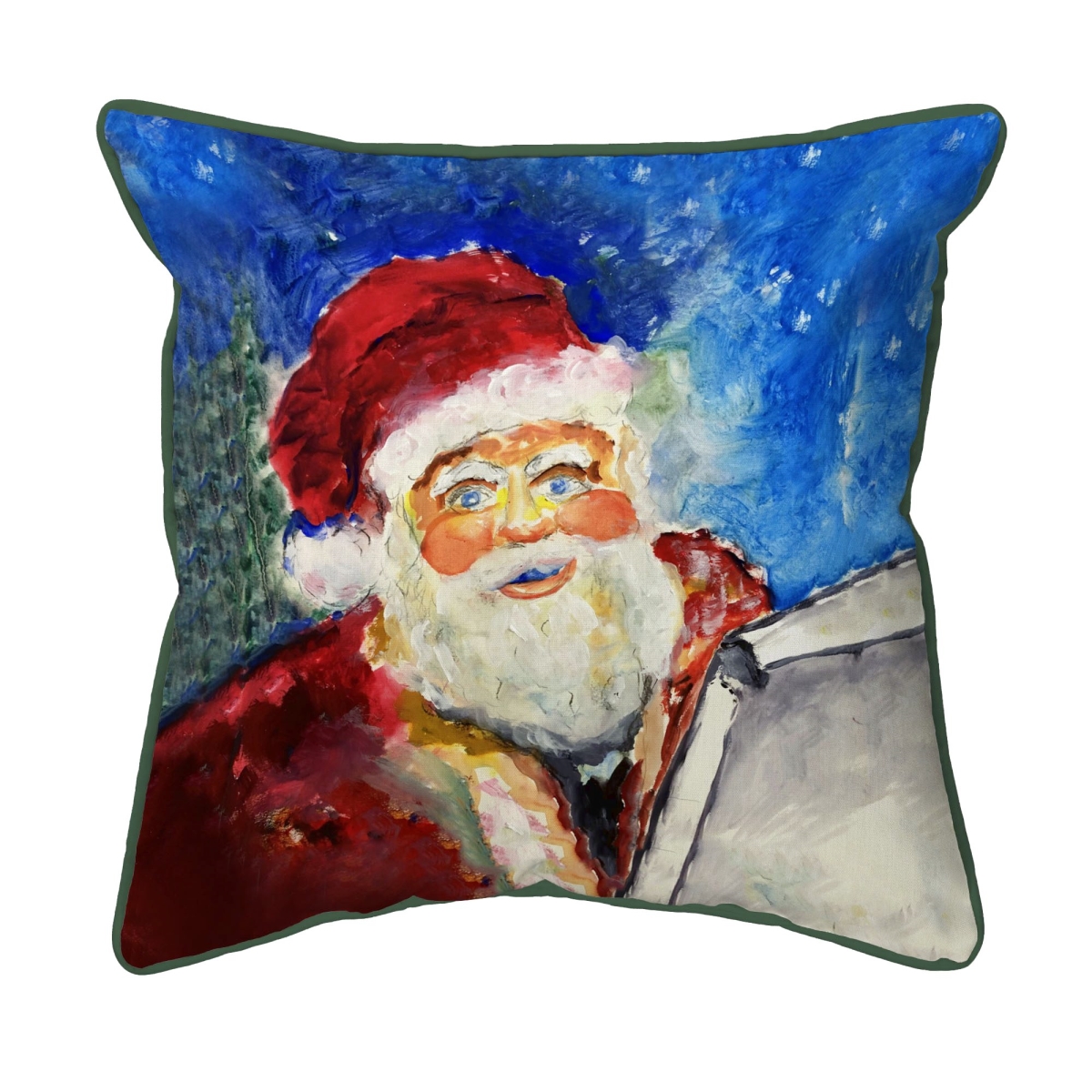 Santas List Extra Large Zippered Pillow - 22 x 22 in.
