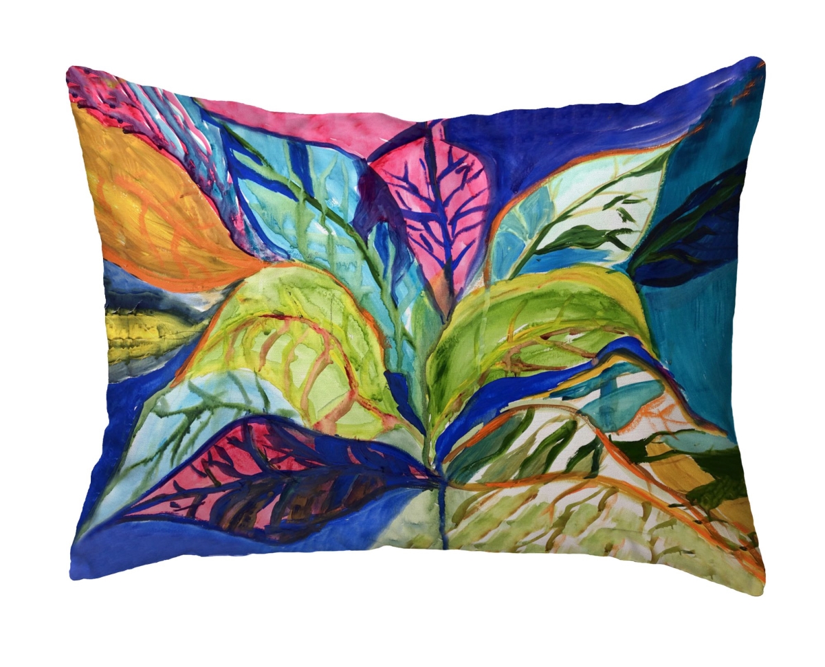 Summer Leaves Small Noncorded Pillow - 11 x 14 in.