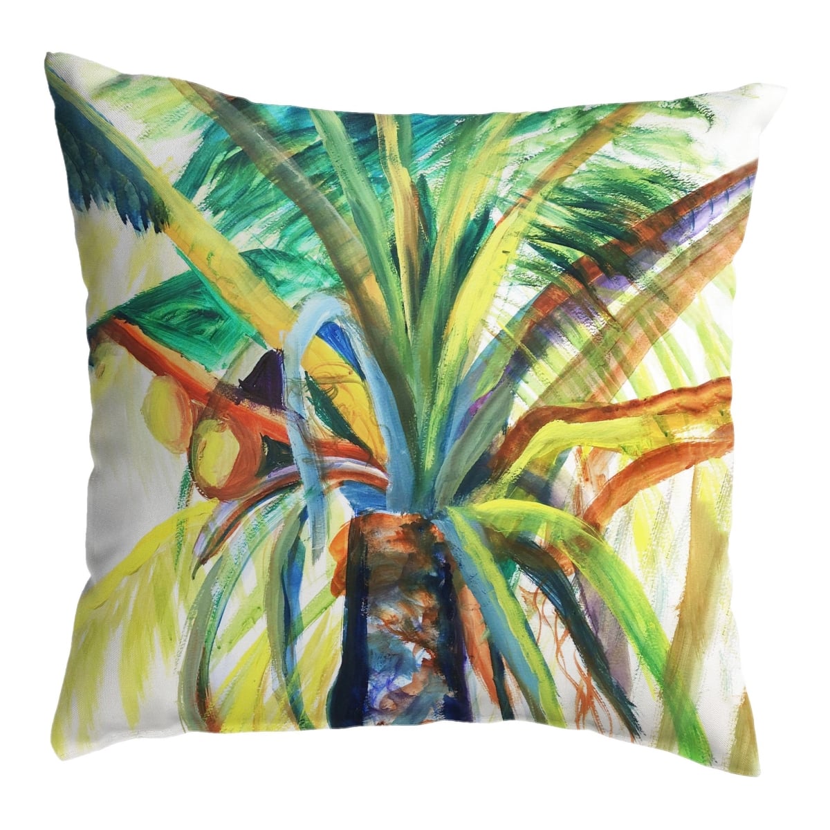 Palm & Nuts Small Noncorded Pillow - 12 x 12 in.