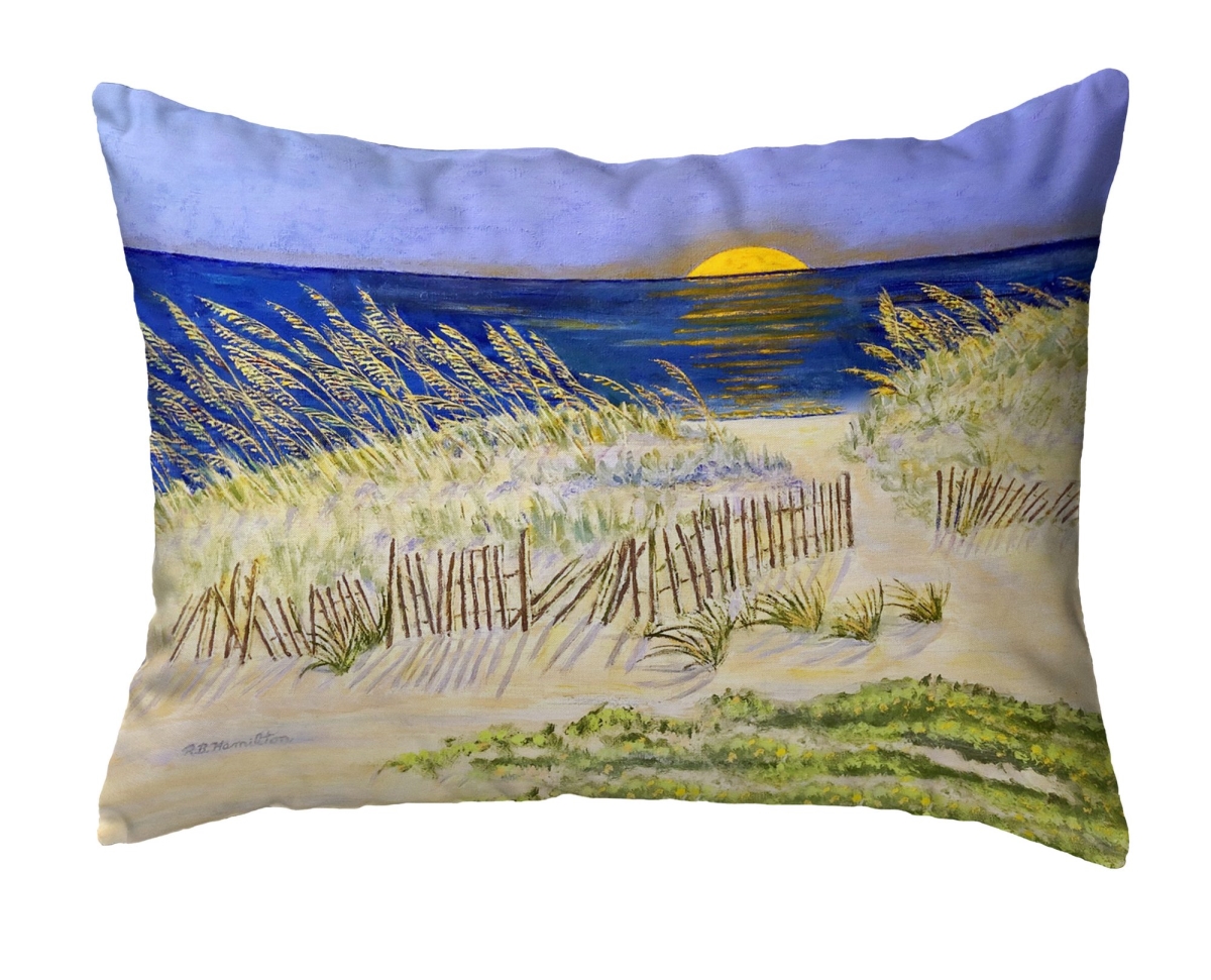 Sea Oats Moonrise Small Noncorded Pillow - 11 x 14 in.