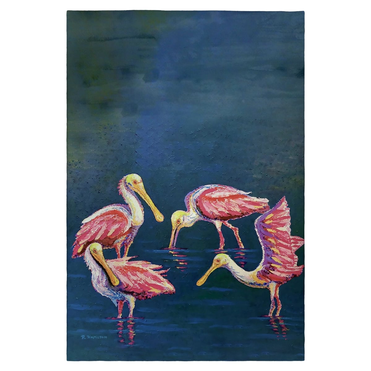 Spoonbill Gathering Guest Towel - 20 x 20 in.