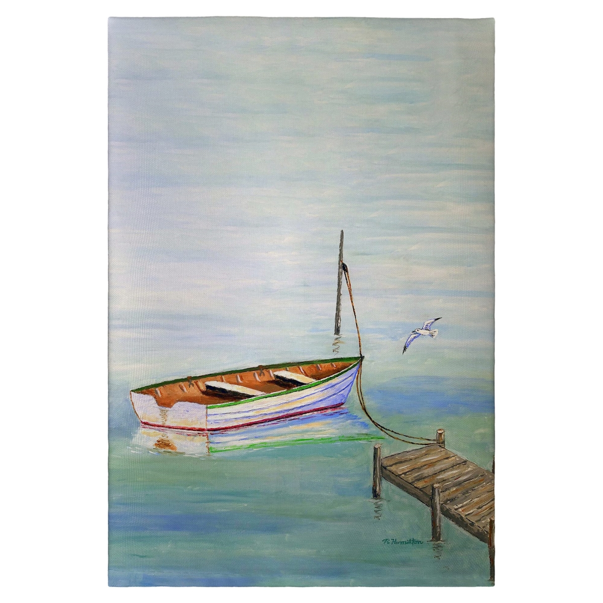 GT1469 Row Boat Guest Towel - 20 x 20 in.
