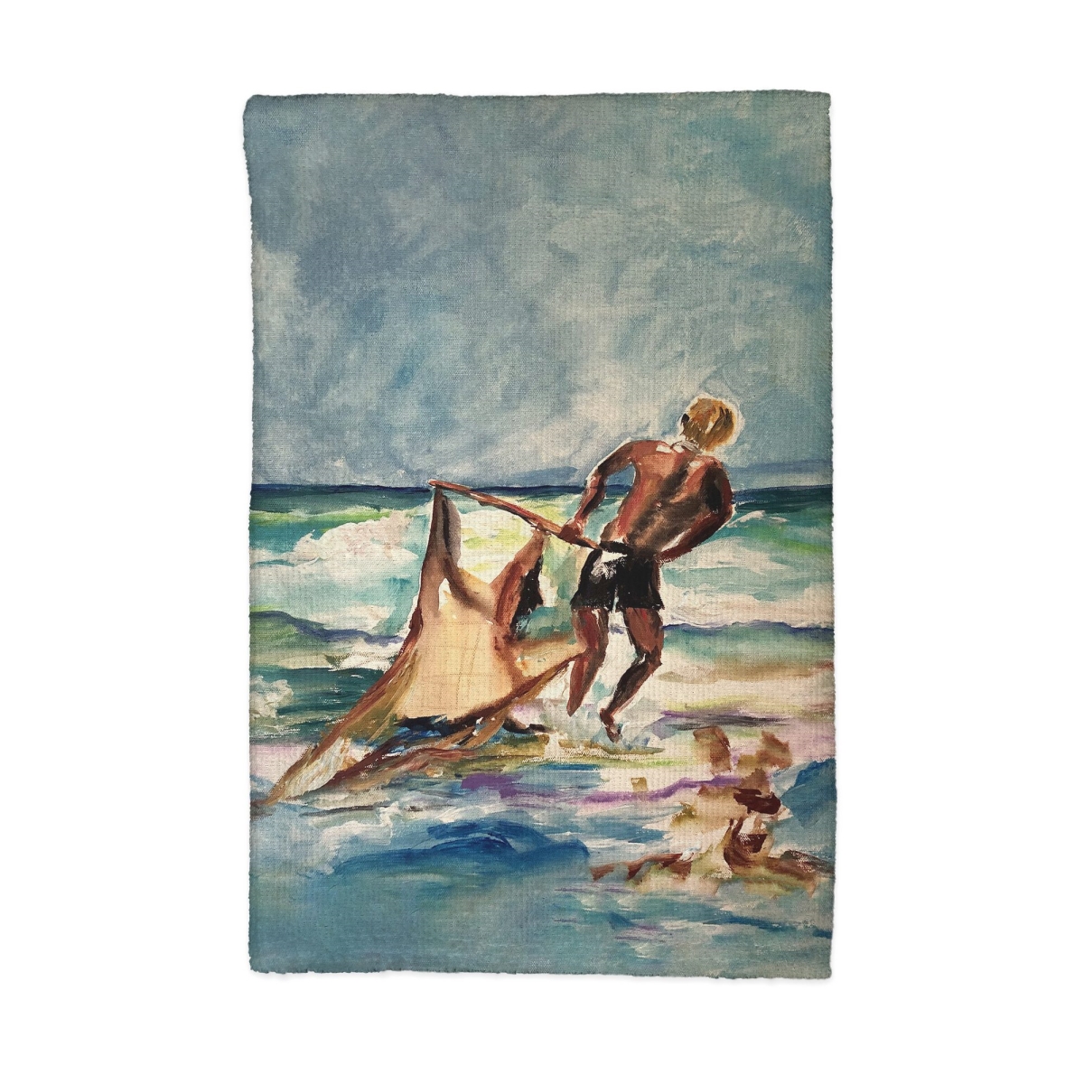 Picture of Betsy Drake KT1452 Net Fishing Kitchen Towel - 16 x 25 in.