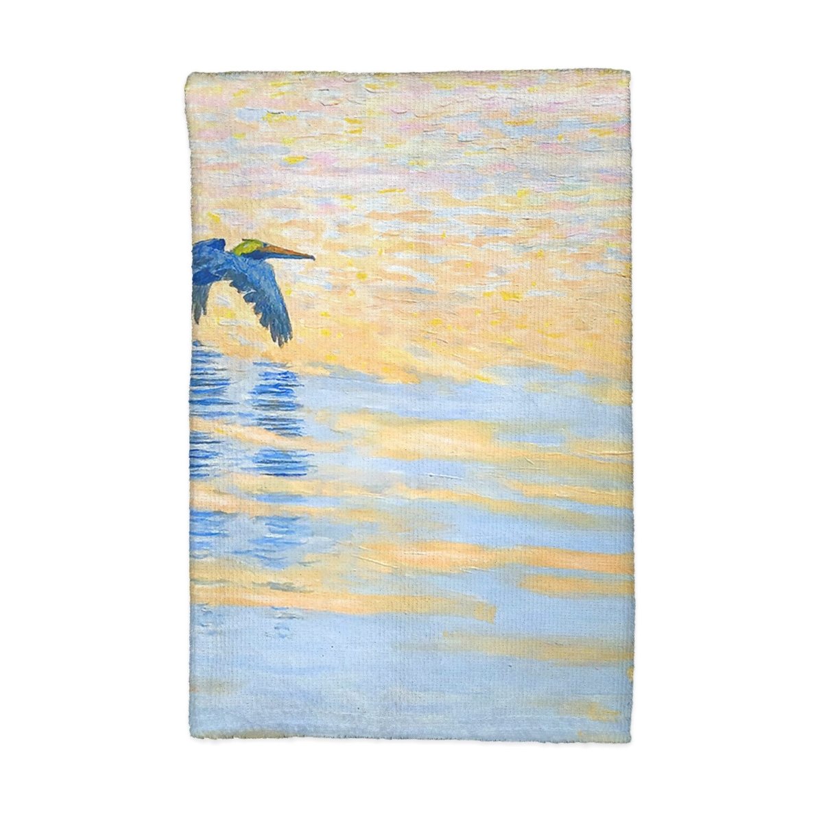 Picture of Betsy Drake KT1484 Evening Pelican Kitchen Towel - 16 x 25 in.