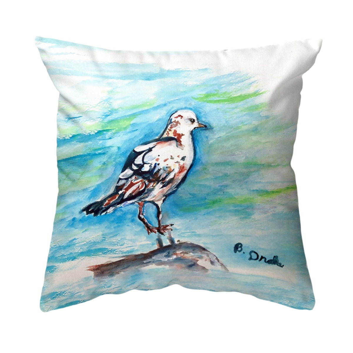 NC1483 Betsys Seagull No Cord Pillow - 18 x 18 in.