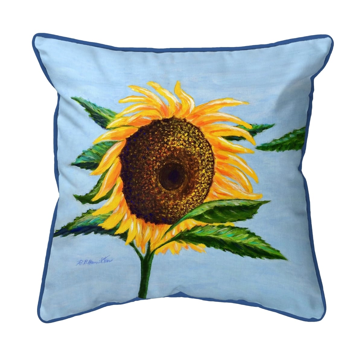 ZP1297 20 x 24 in. Sleepy Sunflower Extra Large Zippered Pillow