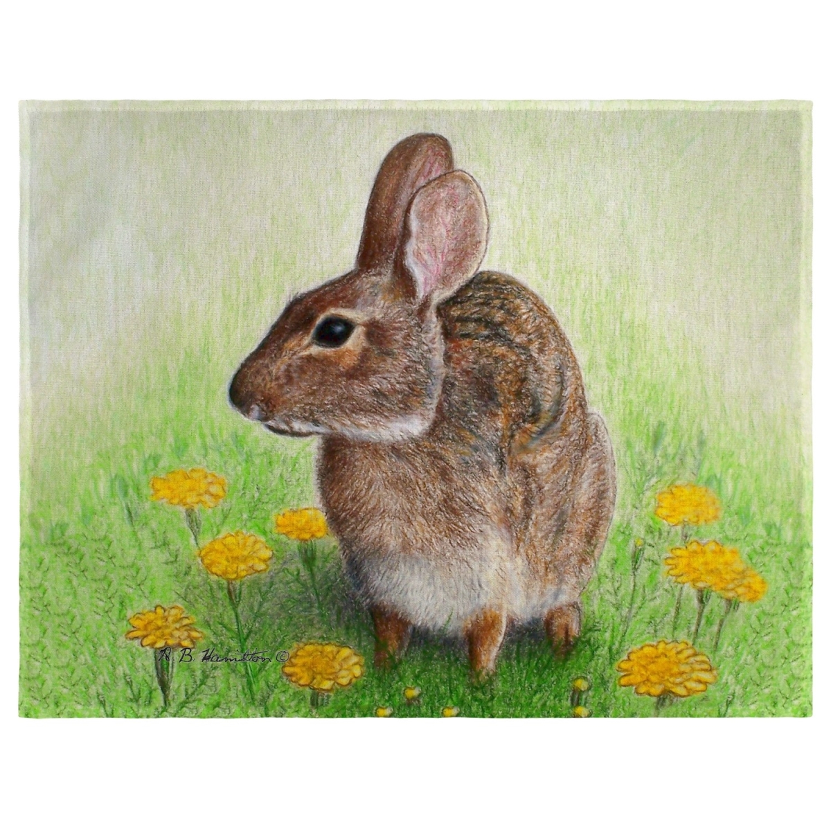 Picture of Betsy Drake PM053L 14 x 18 in. Rabbit Place Mat, Set of 4