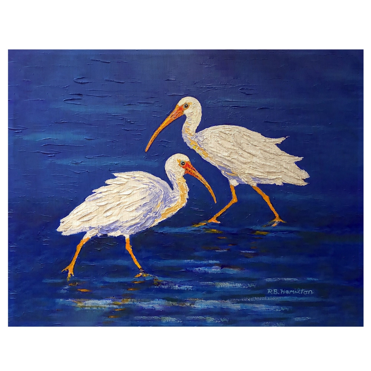 Picture of Betsy Drake PM1447 14 x 18 in. Ibis Passing Place Mat, Set of 4