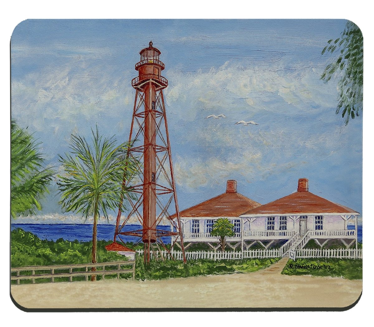 Picture of Betsy Drake MP838 9.25 x 7.74 in. Sanibel Lighthouse Mousepad