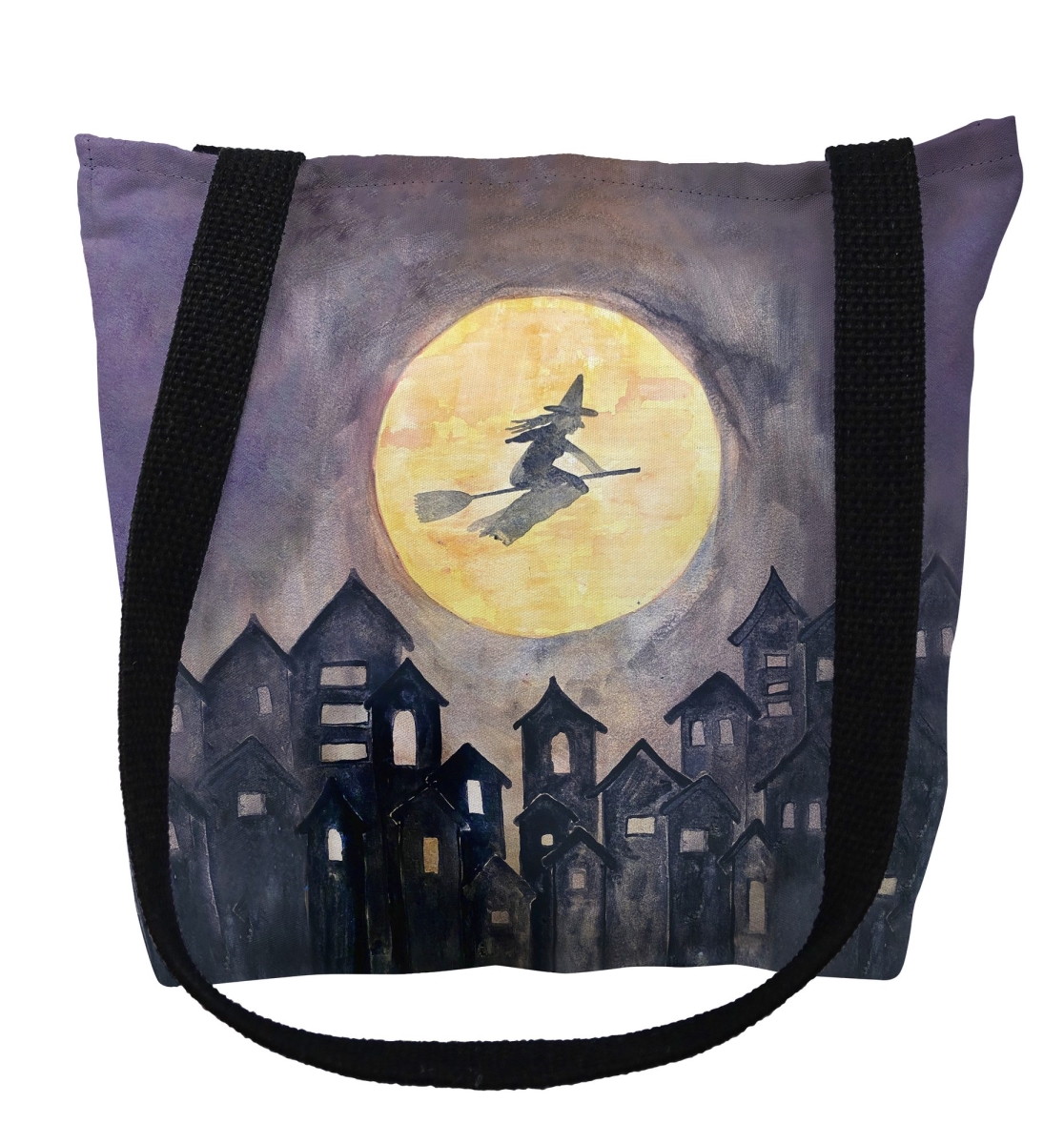 TY1456M 16 x 16 in. Drakes Witch Medium Tote Bag