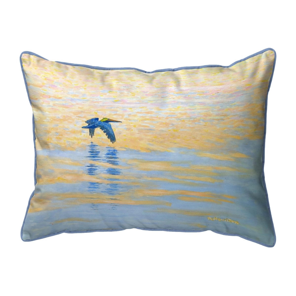 ZP1484 20 x 24 in. Evening Pelican Extra Large Zippered Pillow