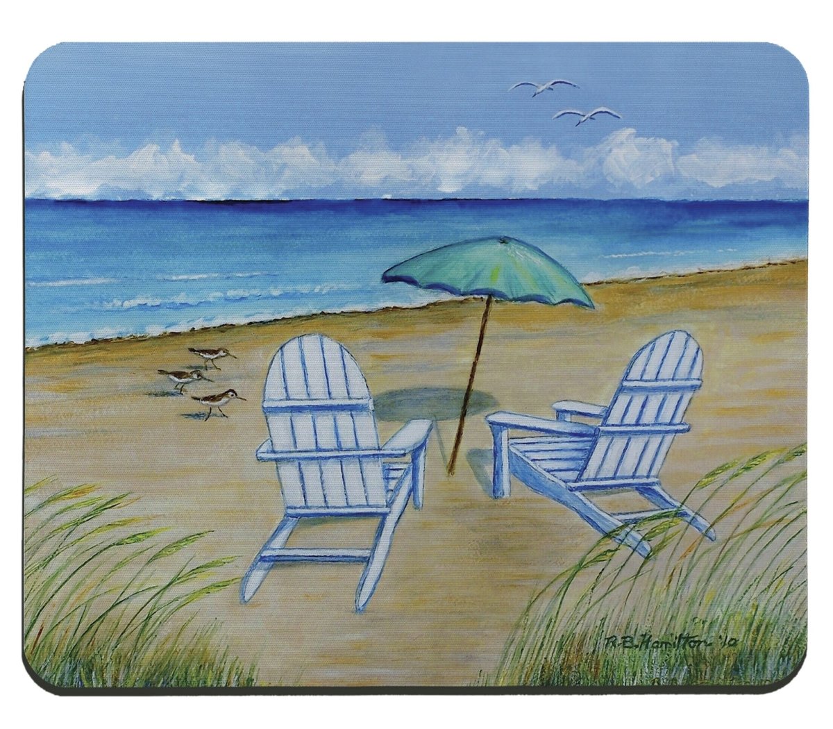 Picture of Betsy Drake MP997 9.25 x 7.74 in. Adirondack Chairs Mousepad