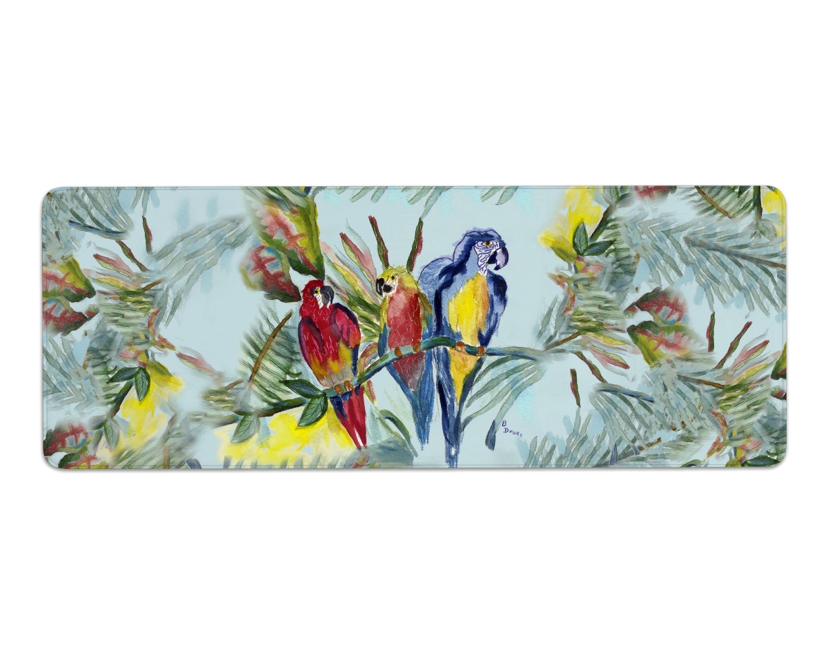 Picture of Betsy Drake GP217 31.5 x 11.8 in. Parrot Family Gaming Mousepad & Bar Mat