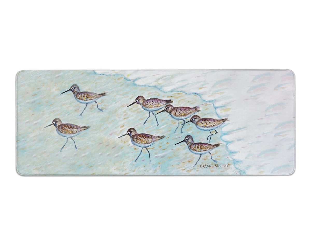 Picture of Betsy Drake GP269 31.5 x 11.8 in. Sandpipers Gaming Mousepad & Bar Mat