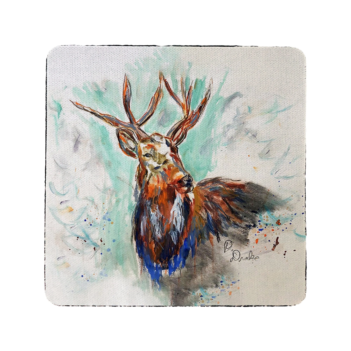 Picture of Betsy Drake CT1304 Buck in Fall Coaster, Set of 4
