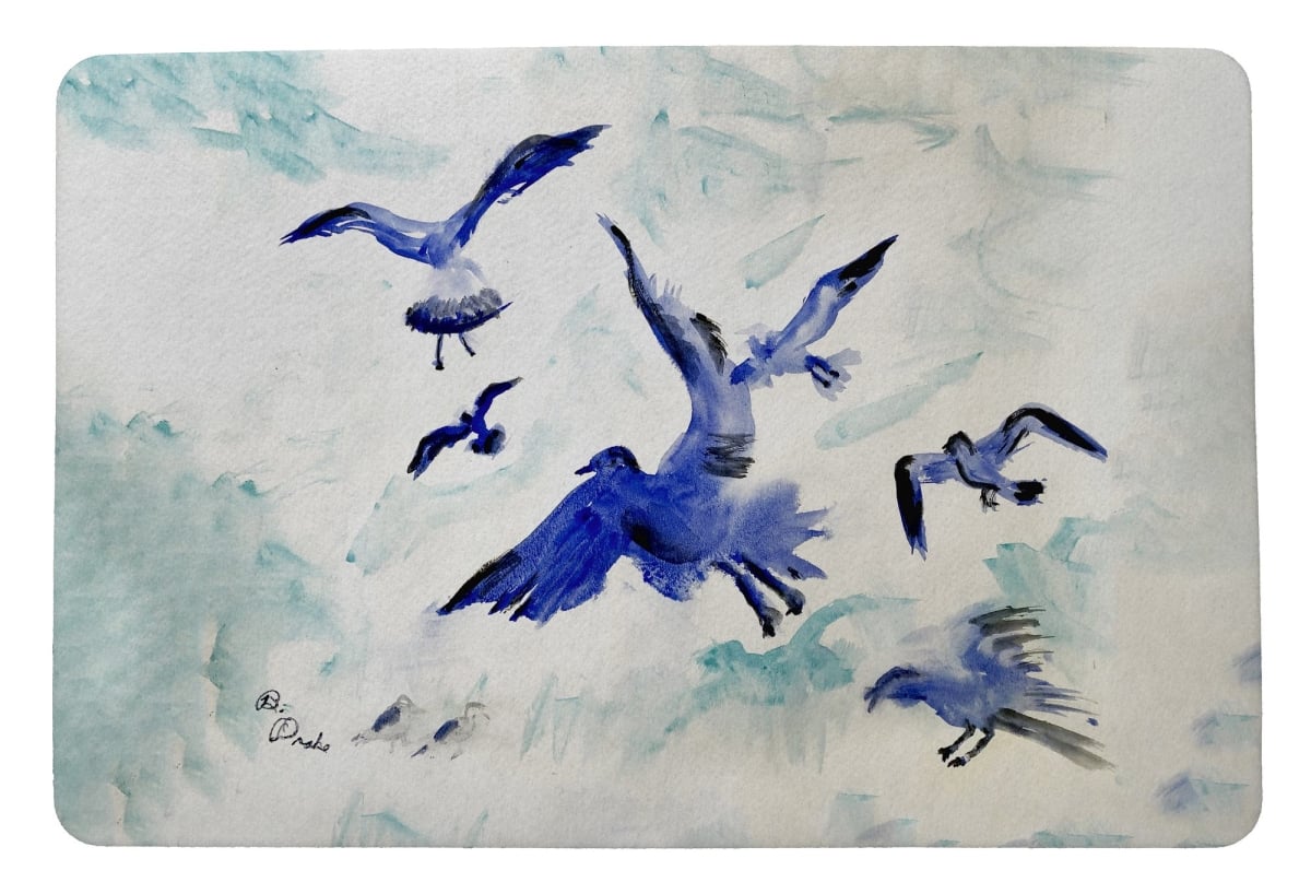 DM1282 18 x 26 in. Flocking Gulls Door Mat