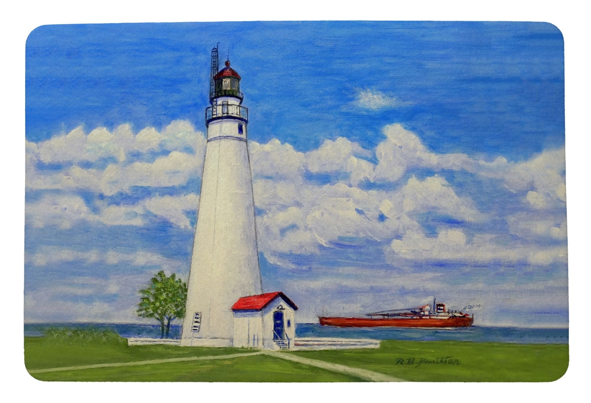 DM1301 18 x 26 in. Fort Gratiot Lighthouse MI Door Mat