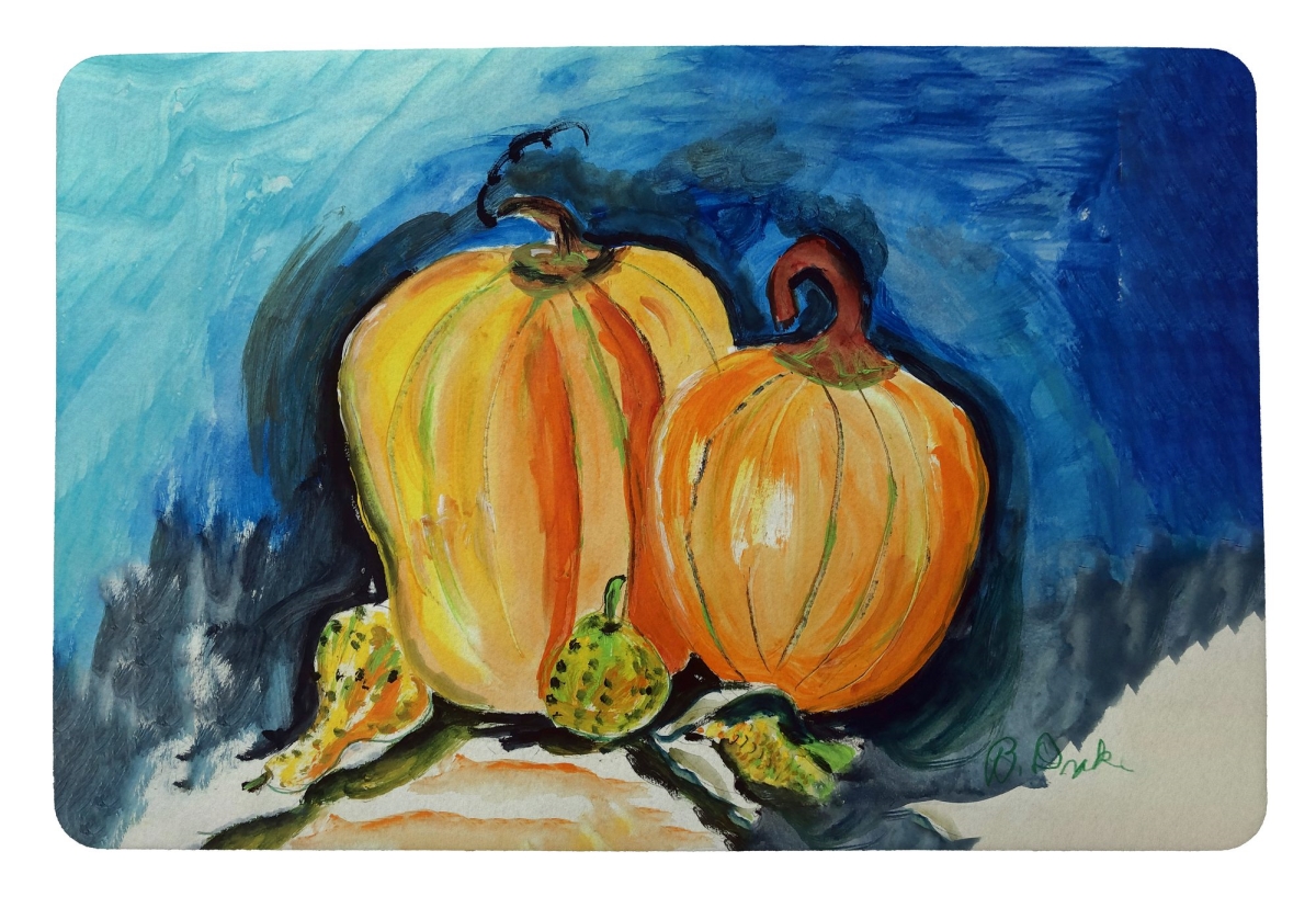 DM1320 18 x 26 in. Two Pumpkins Door Mat
