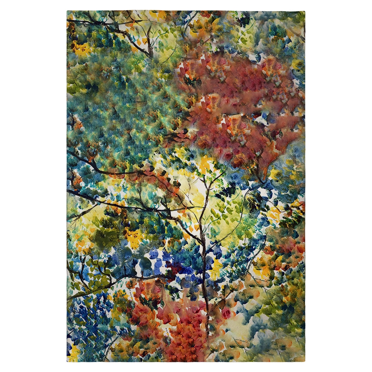 GT1318 20 x 20 in. Fall Leaves Guest Towel