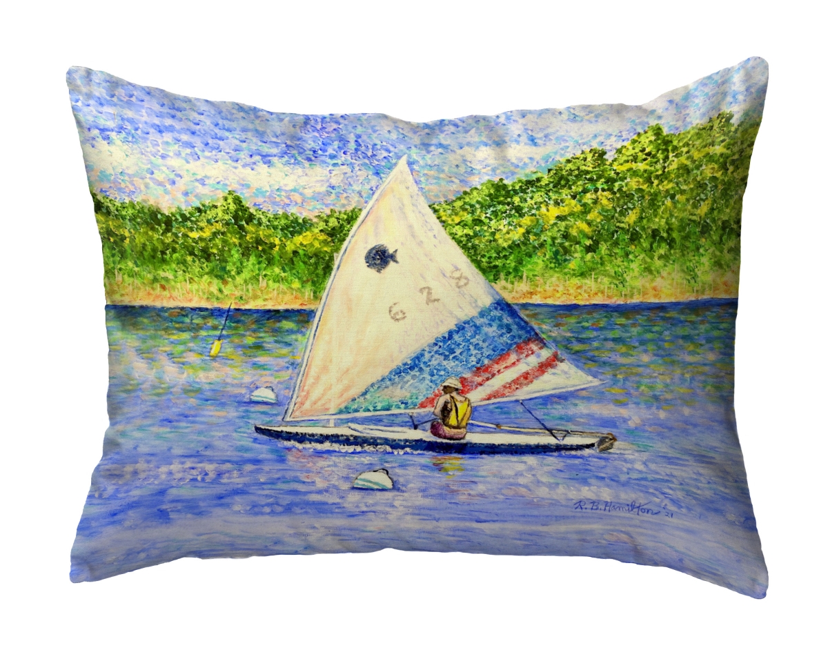 KS1312 11 x 14 in. Sunfish Sailing Small Noncorded Pillow