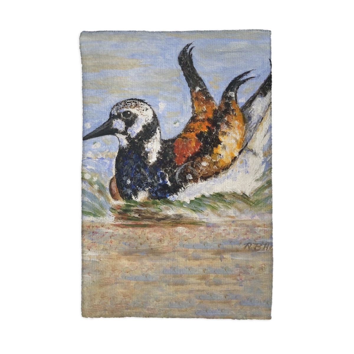 Picture of Betsy Drake KT1314 16 x 25 in. Beach Bird Bath Kitchen Towel
