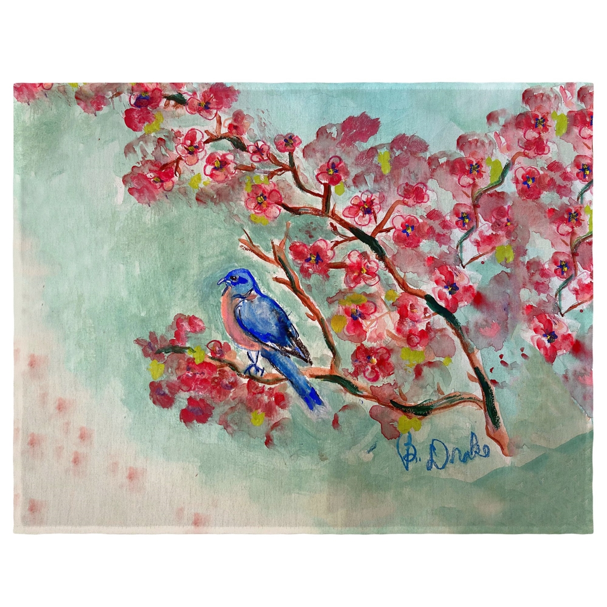 Picture of Betsy Drake PM1302 14 x 18 in. Cherry Blossoms Place Mat, Set of 4
