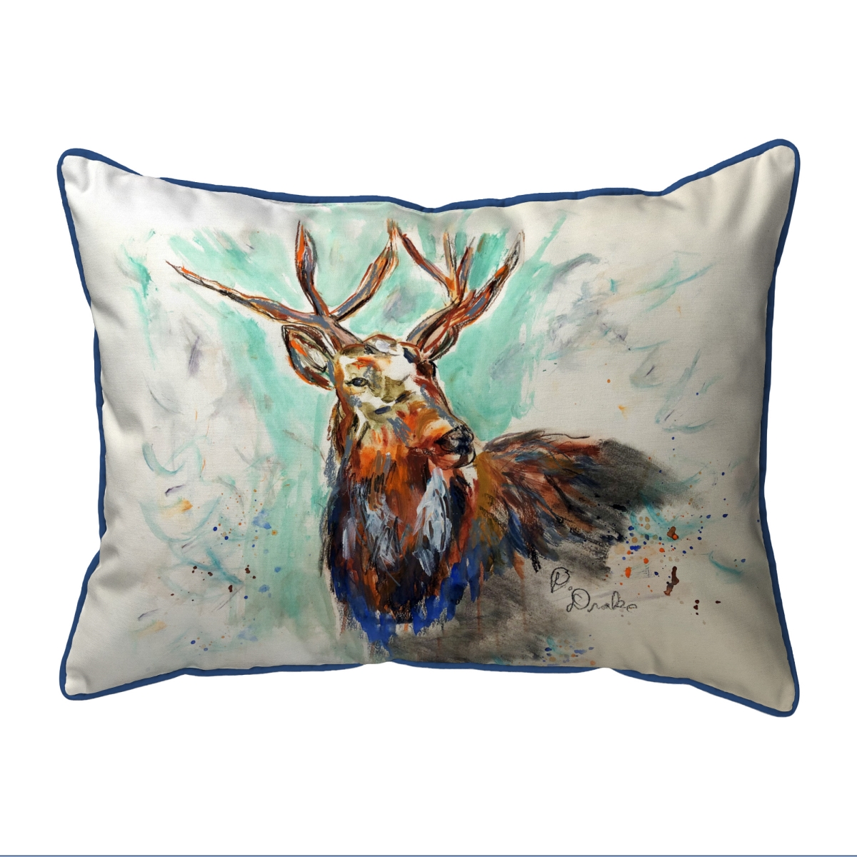 ZP1304 20 x 24 in. Buck in Fall Extra Large Zippered Pillow