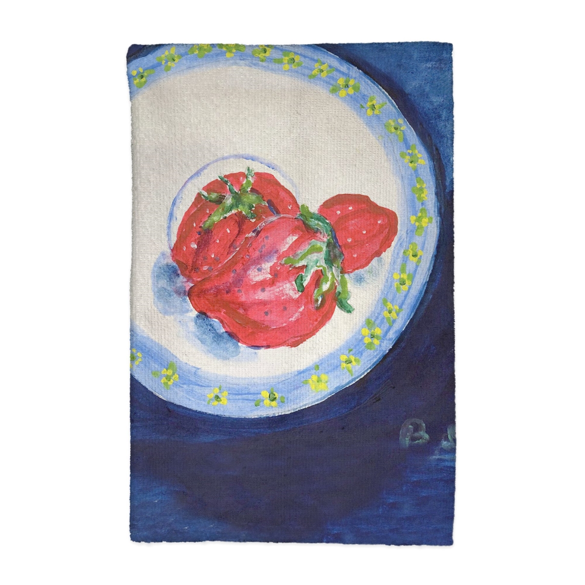 Picture of Betsy Drake KT1334 16 x 25 in. Strawberry Plate Kitchen Towel