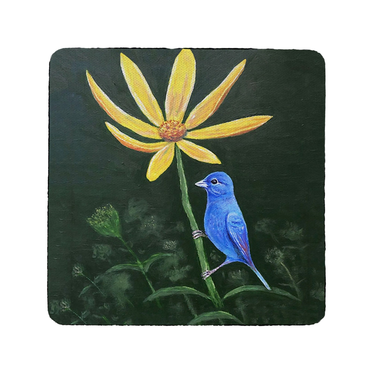 Picture of Betsy Drake CT1285 Indigo Bunting Coaster, Set of 4