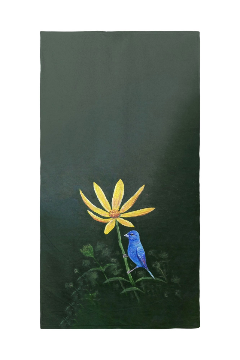 BT1285 30 x 50 in. Indigo Bunting Beach Towel