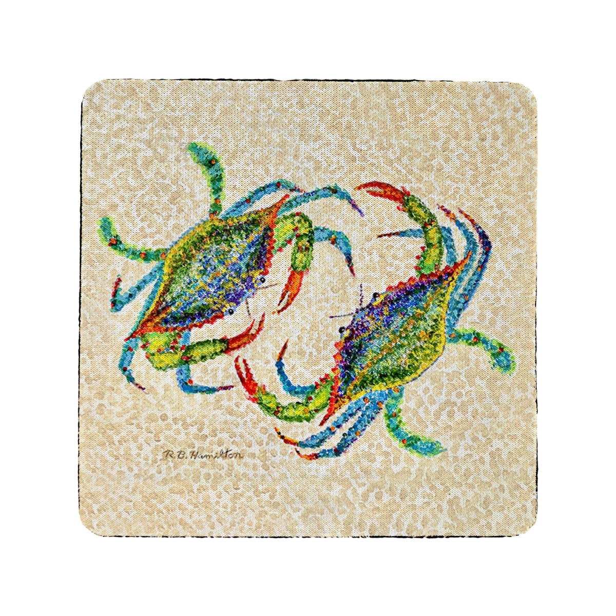 Picture of Betsy Drake CT1321 Crab Dance Coaster, Set of 4