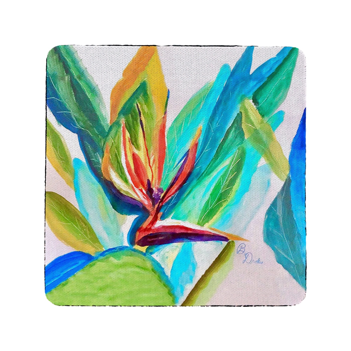Picture of Betsy Drake CT1324 Bird of Paradise Coaster, Set of 4