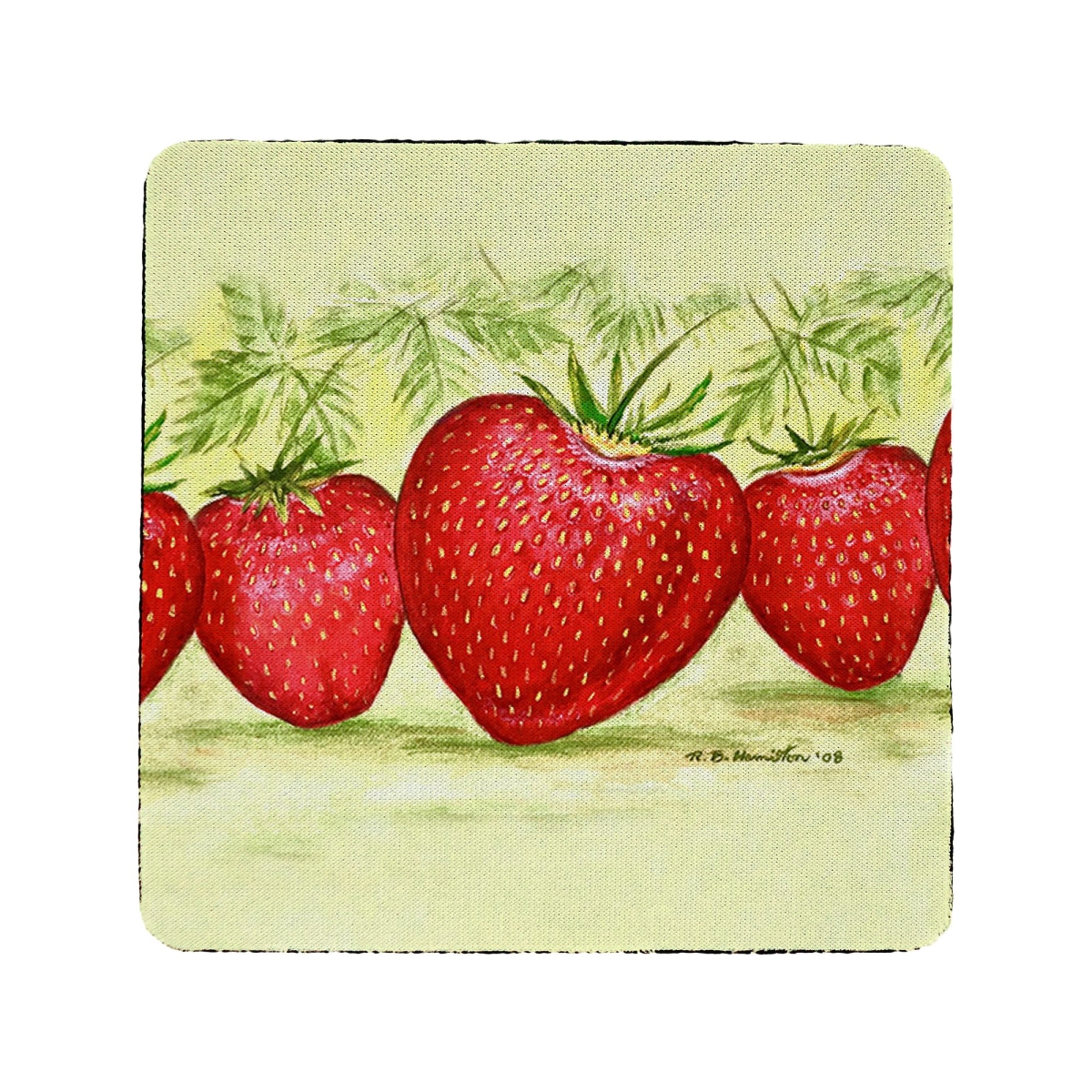 Picture of Betsy Drake CT1325 Strawberries Coaster, Set of 4
