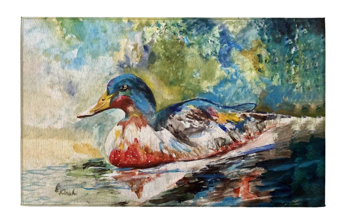 DR1561 Colorful Duck Indoor Dornier Area Rug 20x32