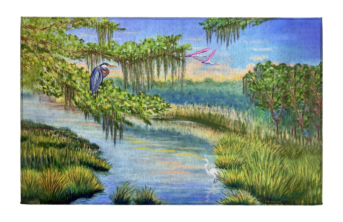 DR1495 Marsh Life Indoor Dornier Area Rug 20x32