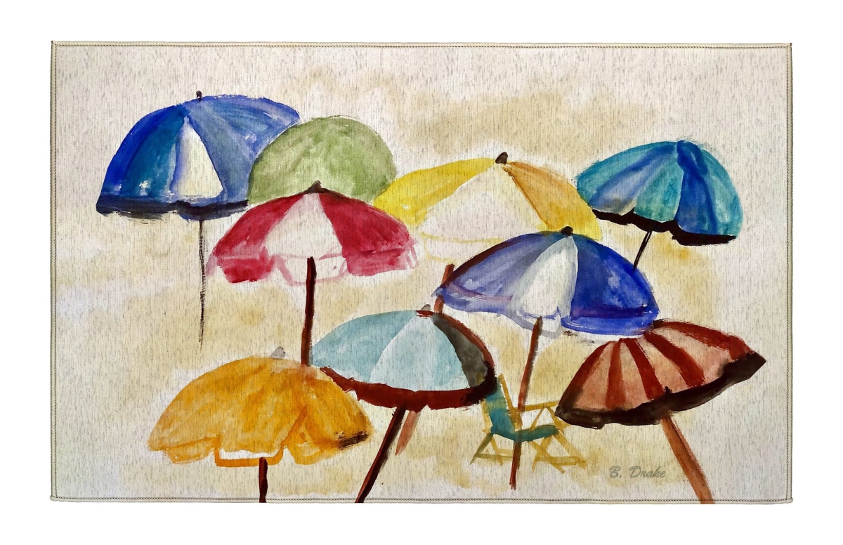 DR1563 Many Umbrellas Indoor Dornier Area Rug 20x32