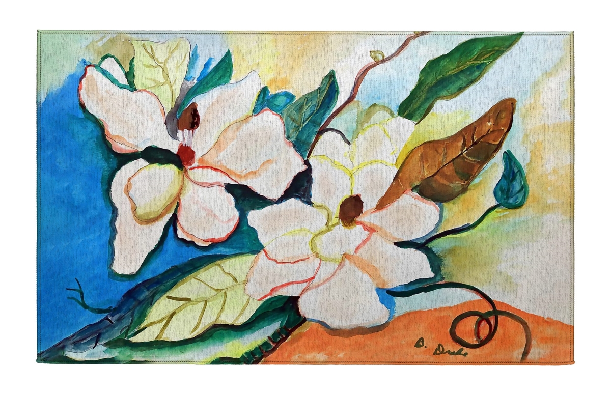 DR1499 Two Magnolias Indoor Dornier Area Rug 20x32
