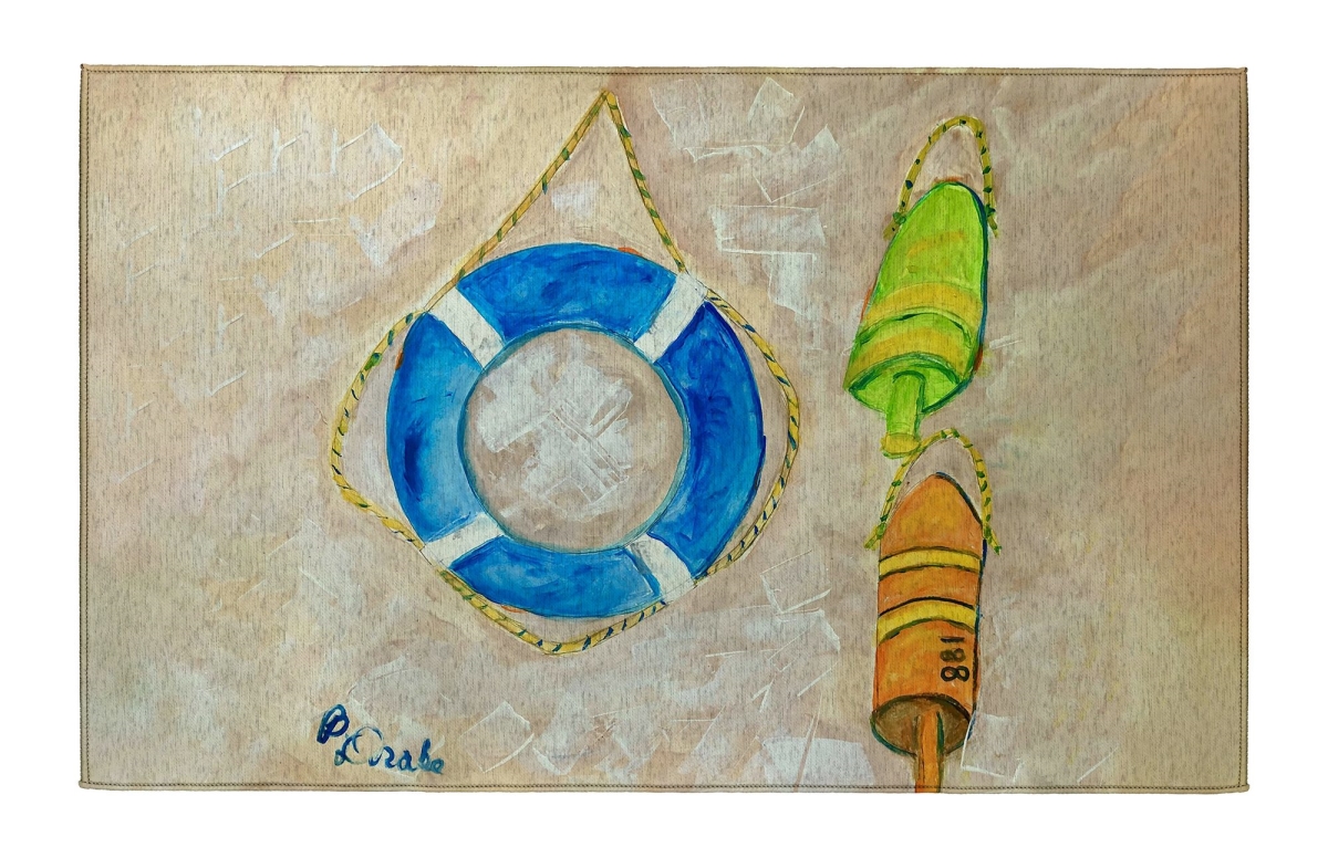 DR1480 Life Preserver Indoor Dornier Area Rug 20x32